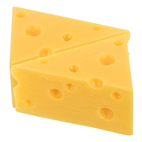 HOOTNEE 2 Stück Simulierte Käsemodelle Teiliges Dreieckige Käseattrappen Leichte Langlebige Dekorationen für Bäckerei DIY Puppenhaus Realistische Lebensmittelrequisiten für Käseliebhaber HOOTNEE 2 Stück Simulierte Käsemodelle Teiliges Dreieckige Käseattrappen Leichte Langlebige Dekorationen für Bäckerei DIY Puppenhaus Realistische Lebensmittelrequisiten für Käseliebhaber von HOOTNEE