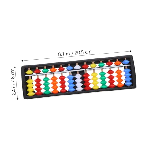 HOOTNEE 2 Stück Stellige Kunststoff mit Perlen pro Stange Traditionelles Chinesisches Rechenhilfsmittel für Schüler und Buchhalter Tragbares Lernspielzeug Rechenfähigkeiten HOOTNEE 2 Stück Stellige Kunststoff mit Perlen pro Stange Traditionelles Chinesisches Rechenhilfsmittel für Schüler und Buchhalter Tragbares Lernspielzeug Rechenfähigkeiten von HOOTNEE