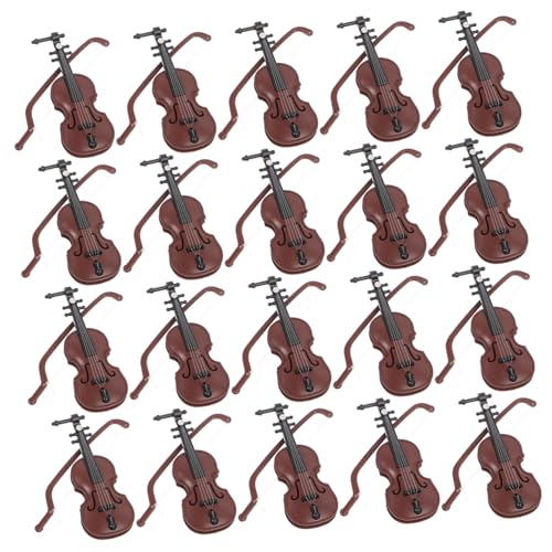 HOOTNEE 20 Sätze Teiliges Miniatur Violin Modelle mit Holzstruktur Dekorative Simulation für Kreative Musikinstrument Dekorationen für Zuhause und Büro Natürliche Hochwertige HOOTNEE 20 Sätze Teiliges Miniatur Violin Modelle mit Holzstruktur Dekorative Simulation für Kreative Musikinstrument Dekorationen für Zuhause und Büro Natürliche Hochwertige von HOOTNEE