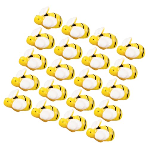 HOOTNEE 20 Stück Teiliges Mini Bienen aus Resin Realistische Miniatur Figuren für Puppenhaus und Garten für Moos Kompakt und Dekorativ DIY Bastelaccessoires HOOTNEE 20 Stück Teiliges Mini Bienen aus Resin Realistische Miniatur Figuren für Puppenhaus und Garten für Moos Kompakt und Dekorativ DIY Bastelaccessoires von HOOTNEE