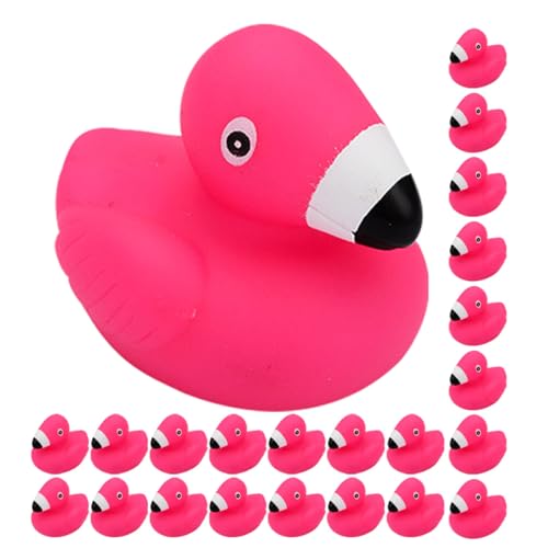 HOOTNEE 24 Stück Teiliges Flamingo Badespielzeug aus Sicherem Vinyl Quietschendes Schwimmspielzeug für Junge Mädchen und Kleinkinder Glatte Oberfläche für Badewanne Pool und Partydeko HOOTNEE 24 Stück Teiliges Flamingo Badespielzeug aus Sicherem Vinyl Quietschendes Schwimmspielzeug für Junge Mädchen und Kleinkinder Glatte Oberfläche für Badewanne Pool und Partydeko von HOOTNEE