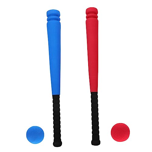 HOOTNEE 2er Set Baseballschläger Für Sicheres Für Outdoor Aktivitäten Inkl 2 Bälle Ideal Für Kleinkinder Zur Von Hand Auge Koordination Und Spaß Beim Baseballspielen von HOOTNEE