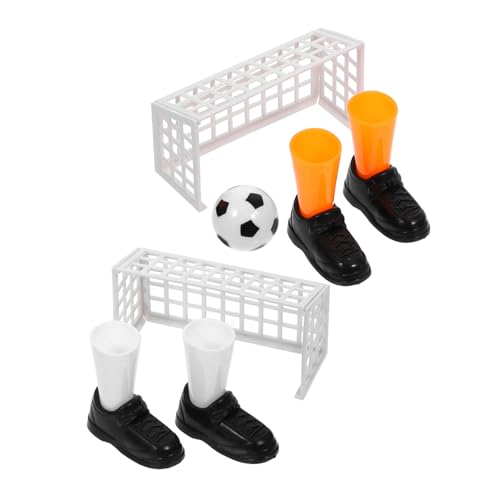 HOOTNEE 3 Teiliges Finger Fußballspiel Set Mini Fußballspiel Für Kinder Lustiges Desktop Fußballspiel Lernspielzeug Mit Fußball Für Finger Interaktives Sportspielzeug Perfekt Für von HOOTNEE