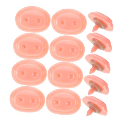 HOOTNEE 30 Sets Schweinenase Zubehör Schweinenase Für DIY Tierpuppe Schweinenase Dekore Schweinenase Für Puppe Schweinenase Für Spielzeug DIY Puppe Schweinenase Puppennase von HOOTNEE