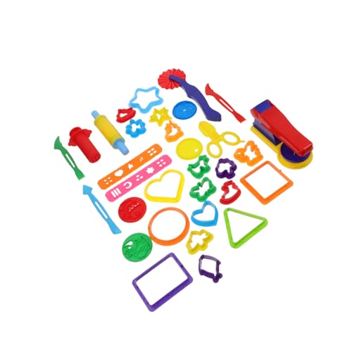 HOOTNEE 32 Stück Teiliges Bunter Knetwerkzeug Langlebigem Inklusive Handgefertigter Formen in Dreieck und Viereck Fördert Kreativität und Motorische Fähigkeiten bei Kindern Ab Jahren HOOTNEE 32 Stück Teiliges Bunter Knetwerkzeug Langlebigem Inklusive Handgefertigter Formen in Dreieck und Viereck Fördert Kreativität und Motorische Fähigkeiten bei Kindern Ab Jahren von HOOTNEE