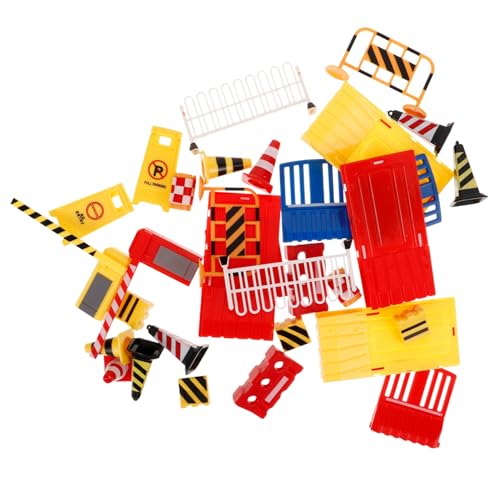 HOOTNEE 32 Stück Teiliges Verkehrszeichen aus Lehrreiche Verkehrsbarrieren und Straßensperren für Pädagogisches für Verkehrserziehung und Schulszenarien HOOTNEE 32 Stück Teiliges Verkehrszeichen aus Lehrreiche Verkehrsbarrieren und Straßensperren für Pädagogisches für Verkehrserziehung und Schulszenarien von HOOTNEE
