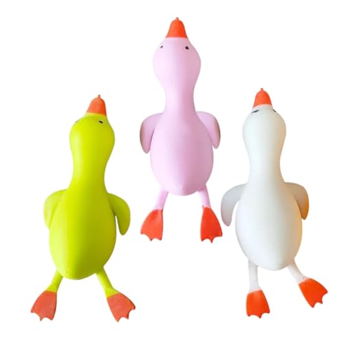 HOOTNEE 3pcs Squeeze Duckform Spielzeug Entzückende Entenform Spielzeug Angst Spielzeug Streich Prop. von HOOTNEE