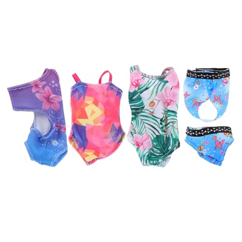 HOOTNEE 4sätze Puppen-bademode-Outfits Für Puppen Mini-Sommer-badeanzüge DIY-minikleid Miniatur-Badeanzug- HOOTNEE 4sätze Puppen-bademode-Outfits Für Puppen Mini-Sommer-badeanzüge DIY-minikleid Miniatur-Badeanzug- von HOOTNEE