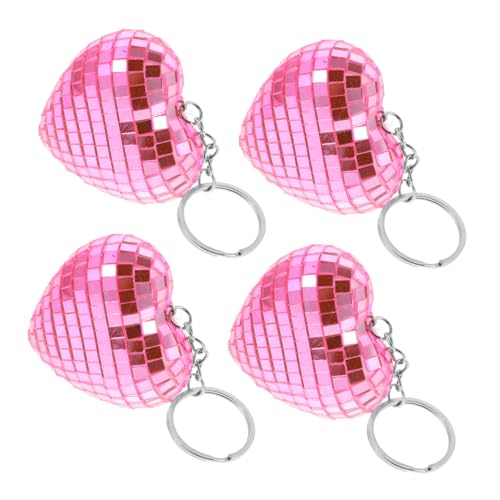 HOOTNEE 4 Stück Herz Schlüsselanhänger Zum Aufhängen, Discokugel , Disco Schlüsselanhänger, Mini Diskokugeln, Discokugel Schlüsselanhänger, Discokugel Partygeschenke, Schlüsselanhänger, HOOTNEE 4 Stück Herz Schlüsselanhänger Zum Aufhängen, Discokugel , Disco Schlüsselanhänger, Mini Diskokugeln, Discokugel Schlüsselanhänger, Discokugel Partygeschenke, Schlüsselanhänger, von HOOTNEE