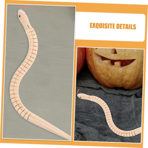 HOOTNEE 4 Stück Teiliges Flexibles Holzschlangen Bastelset mit Gelenken Unbemaltes DIY Tiermodell Stabiles Lernspielzeug für Ab Jahren zur Kreativen Gestaltung und Problemlösung HOOTNEE 4 Stück Teiliges Flexibles Holzschlangen Bastelset mit Gelenken Unbemaltes DIY Tiermodell Stabiles Lernspielzeug für Ab Jahren zur Kreativen Gestaltung und Problemlösung von HOOTNEE
