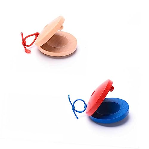 HOOTNEE 4 Stück Teiliges Holz Kastagnetten für Sichere Percussion Instrumente mit Schönem Klang Handgerechte für Frühe Musikbildung Hand Auge koordination Farblich Mix Naturholz Blau HOOTNEE 4 Stück Teiliges Holz Kastagnetten für Sichere Percussion Instrumente mit Schönem Klang Handgerechte für Frühe Musikbildung Hand Auge koordination Farblich Mix Naturholz Blau von HOOTNEE