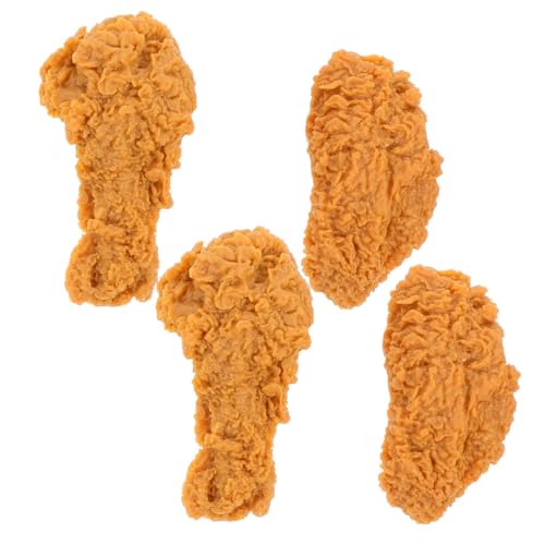 HOOTNEE 4 Stück Teiliges Realistische Hähnchenkeulen und Flügel aus Robustem Detailgetreue Imitation für Food Dekor Fotografie Requisiten Party und Hochzeitsschmuck Vielseitig Einsetzbar HOOTNEE 4 Stück Teiliges Realistische Hähnchenkeulen und Flügel aus Robustem Detailgetreue Imitation für Food Dekor Fotografie Requisiten Party und Hochzeitsschmuck Vielseitig Einsetzbar von HOOTNEE
