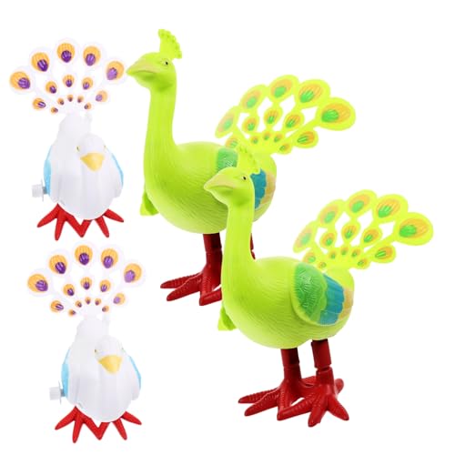 HOOTNEE 4 Stück Teiliges Wind up Niedlicher Mechanischer Pfau aus Abs Tragbares Kinderunterhaltungsspielzeug Fördert Auge Hand koordination als Dekoratives Lernspielzeug für Kleinkinder HOOTNEE 4 Stück Teiliges Wind up Niedlicher Mechanischer Pfau aus Abs Tragbares Kinderunterhaltungsspielzeug Fördert Auge Hand koordination als Dekoratives Lernspielzeug für Kleinkinder von HOOTNEE