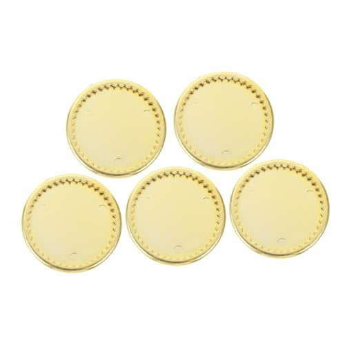 HOOTNEE 5 Stück Miniatur Teller Teiliges Goldfarbene Puppenhaus Realistische Miniaturplatten für Puppenhaus Dekoration Küchen Szene Layout Requisite Leicht und Langlebig HOOTNEE 5 Stück Miniatur Teller Teiliges Goldfarbene Puppenhaus Realistische Miniaturplatten für Puppenhaus Dekoration Küchen Szene Layout Requisite Leicht und Langlebig von HOOTNEE