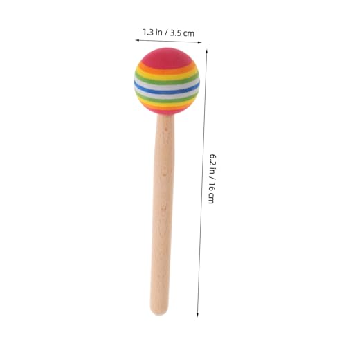 HOOTNEE 5 Stück Teiliges Holz Drumsticks Schlaginstrumente Bunte Regenbogen Hämmer Sicher für Kleinkinder Draußen Musikinstrumente für Junge Mädchen HOOTNEE 5 Stück Teiliges Holz Drumsticks Schlaginstrumente Bunte Regenbogen Hämmer Sicher für Kleinkinder Draußen Musikinstrumente für Junge Mädchen von HOOTNEE