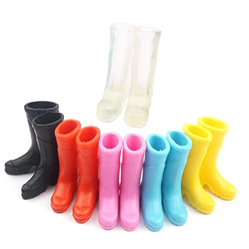 HOOTNEE 6 Paar Mini Regenstiefel, Mini Schuhe, Spielzeug, Puppenhaus, Miniatur Schuhe, Feengarten Zubehör, Miniatur Schuhe Für Feen, Puppenhaus Stiefel, Feenstiefel, Mini Stiefel, HOOTNEE 6 Paar Mini Regenstiefel, Mini Schuhe, Spielzeug, Puppenhaus, Miniatur Schuhe, Feengarten Zubehör, Miniatur Schuhe Für Feen, Puppenhaus Stiefel, Feenstiefel, Mini Stiefel, von HOOTNEE