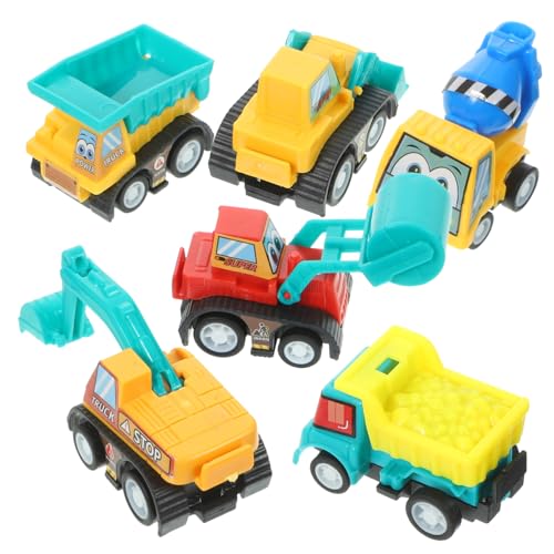 HOOTNEE 6 Stück Mini Rückziehauto Spielzeug Für Kinder Farbenfrohe Miniatur Autos Ideales Kinderspielzeug Für Jungen Und ädchen Perfekt Für Drinnen Und Draußen Fördert Die Motorik Und von HOOTNEE