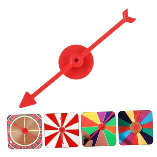 HOOTNEE 6 Stück Kunststoff-drehzeiger Ersatz Für Spiel-drehscheiben Spielzeiger Zubehör Für Brettspiele Und Eventspiele HOOTNEE 6 Stück Kunststoff-drehzeiger Ersatz Für Spiel-drehscheiben Spielzeiger Zubehör Für Brettspiele Und Eventspiele von HOOTNEE