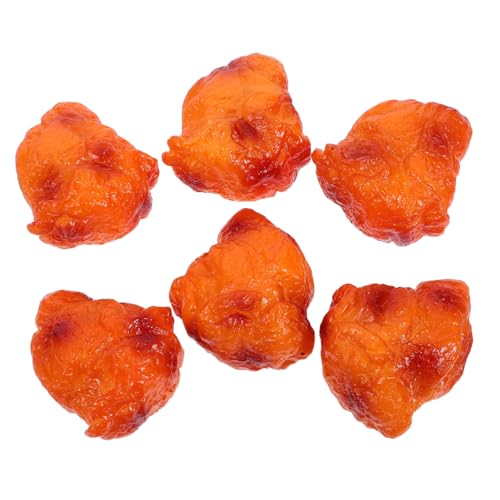 HOOTNEE 6 Stück Teiliges Realistische Hähnchen Lebensmittel für Party Bag Füller Küchen Deko und HOOTNEE 6 Stück Teiliges Realistische Hähnchen Lebensmittel für Party Bag Füller Küchen Deko und von HOOTNEE