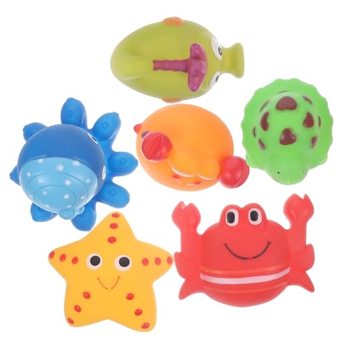 HOOTNEE 6Stücke Teiliges Wasserspielzeug für Cartoon Tier Badespielzeug für Badewanne für Kleinkinder Ab Jahr Fördert Handentwicklung Sensorische Erkundung HOOTNEE 6Stücke Teiliges Wasserspielzeug für Cartoon Tier Badespielzeug für Badewanne für Kleinkinder Ab Jahr Fördert Handentwicklung Sensorische Erkundung von HOOTNEE