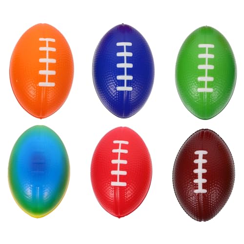 HOOTNEE 6stücke Mini Rugby Footballs Aus Langlebige Pu Sportbälle Für Fußball-themenpartys Kindergeburtstage Und Sportveranstaltungen Bunte Miniatur-rugbybälle Als Partygeschenke HOOTNEE 6stücke Mini Rugby Footballs Aus Langlebige Pu Sportbälle Für Fußball-themenpartys Kindergeburtstage Und Sportveranstaltungen Bunte Miniatur-rugbybälle Als Partygeschenke von HOOTNEE