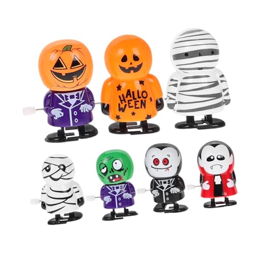 HOOTNEE 7 Stück Teiliges Halloween Aufziehspielzeug Bunte Energiesparende Figuren Leichte Kunststoffmaterialien als Partygeschenk und Spielerisches Lernspielzeug HOOTNEE 7 Stück Teiliges Halloween Aufziehspielzeug Bunte Energiesparende Figuren Leichte Kunststoffmaterialien als Partygeschenk und Spielerisches Lernspielzeug von HOOTNEE