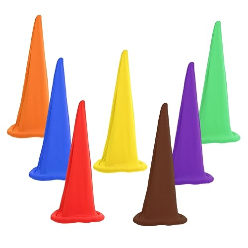 HOOTNEE 7pcs Weihnachten Zwerg Hüte Filz Zwerg Hut Halloween Gnome Kappe Party Kappe Komfortable Bühne Prop von HOOTNEE