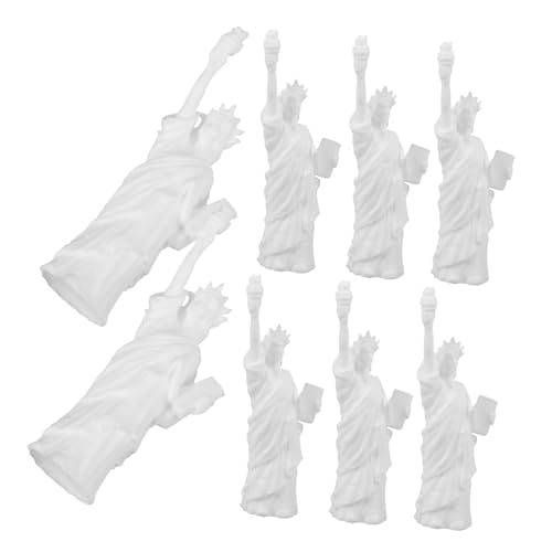 HOOTNEE 8 Stück Miniatur Freiheitsstatue Modellbausatz Realistische Vintage Souvenir Figurine Detailgetreue Statue für Puppenhaus und Stilvolle Wohn Bürodekoration HOOTNEE 8 Stück Miniatur Freiheitsstatue Modellbausatz Realistische Vintage Souvenir Figurine Detailgetreue Statue für Puppenhaus und Stilvolle Wohn Bürodekoration von HOOTNEE