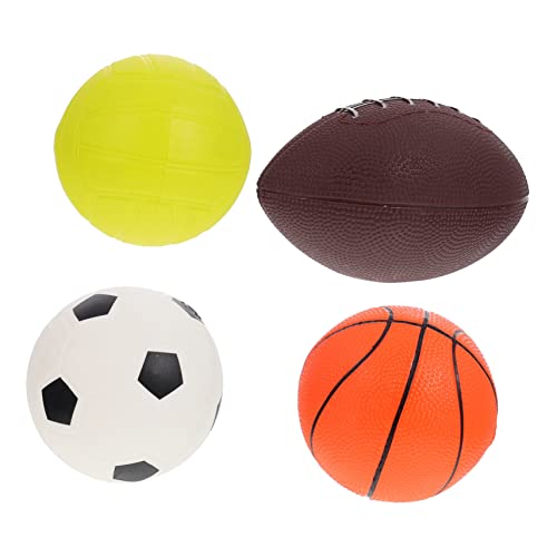 HOOTNEE Aufblasbarer Ball Set Für Spielt Rugby Fußball Und Basketball Multifunktionales Sportspielzeug Für Drinnen Und Draußen Ideal Für Aktive Spiele Und Spaß Im Freien von HOOTNEE