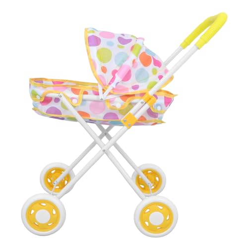 HOOTNEE Baby Puppe Kinderwagen Realistische Baby Kinderwagen Baby Wagen Spielzeug Kinderwagen Pretend Spielen Kinder Spielzeug Für Kleinkinder Mädchen Puppen Zubehör von HOOTNEE