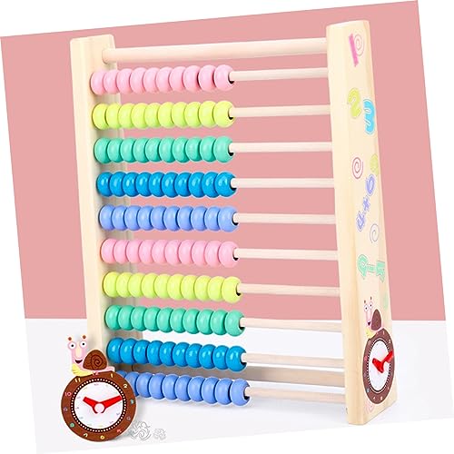 HOOTNEE Bunte Holz Rechenrahmen mit Reihen und Doppelseitigem Zeichenbrett Pädagogisches Lernspielzeug für Rechenfähigkeit Feinmotorik und Kreativer Gestaltung HOOTNEE Bunte Holz Rechenrahmen mit Reihen und Doppelseitigem Zeichenbrett Pädagogisches Lernspielzeug für Rechenfähigkeit Feinmotorik und Kreativer Gestaltung von HOOTNEE