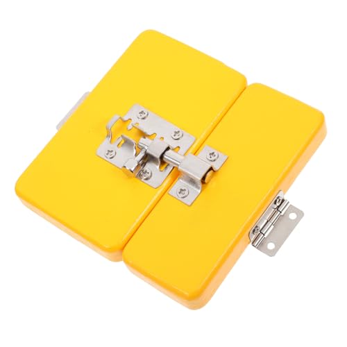 HOOTNEE Busy Board DIY Zubehör Tür Riegel Steckverschluss Gelb Motorikspielzeug Feinmotorik Montessori Lernspielzeug für Kleinkinder HOOTNEE Busy Board DIY Zubehör Tür Riegel Steckverschluss Gelb Motorikspielzeug Feinmotorik Montessori Lernspielzeug für Kleinkinder von HOOTNEE