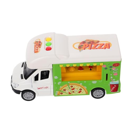 HOOTNEE Food-Truck-Spielzeug Kochspiel Spielset Für Die Kinderküche Pizza-Spielzeug Für Kinder Kochgeschirr Vorgeben So Tun, Als Würde Man Foodtruck Spielen Plastik von HOOTNEE