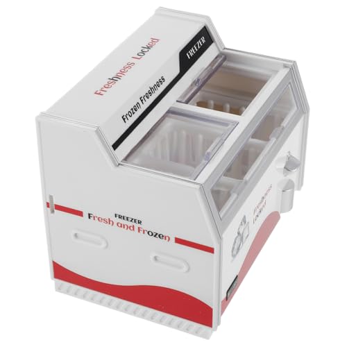 HOOTNEE Miniatur Kühlschrank Spielzeug Für Mini Fridge Zubehör Für Rollenspiel Im Supermarkt Mit Lichtern Und Schaufel Für Spaß HOOTNEE Miniatur Kühlschrank Spielzeug Für Mini Fridge Zubehör Für Rollenspiel Im Supermarkt Mit Lichtern Und Schaufel Für Spaß von HOOTNEE