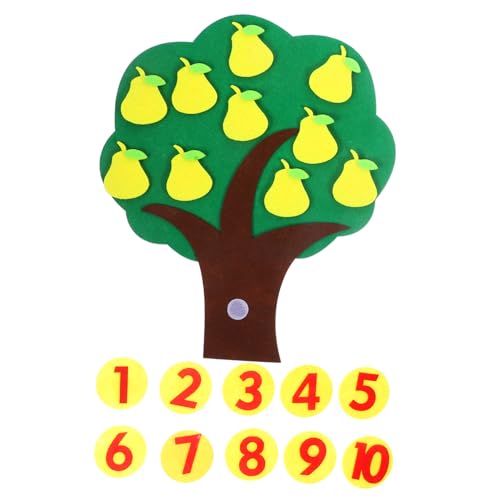 HOOTNEE Gewebtes Zahlen Digitales Kognitives Lernspiel für Wiederverwendbarer Baum mit Weichen Kanten Tragbares Montessori intelligenzspielzeug für Vorschule und Kindergarten HOOTNEE Gewebtes Zahlen Digitales Kognitives Lernspiel für Wiederverwendbarer Baum mit Weichen Kanten Tragbares Montessori intelligenzspielzeug für Vorschule und Kindergarten von HOOTNEE
