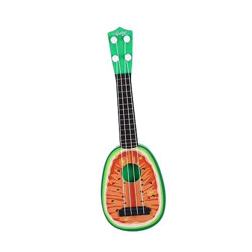 HOOTNEE Gitarren-Ukulele-Spielzeug Kleine Gitarre Mini-Ukulele-Spielzeug Instrumentenspielzeug Für Kleinkinder Mini-Ukulele Für Kinder Ukulele-Gitarre Für Kleinkinder Kinder Gitarre Rot von HOOTNEE