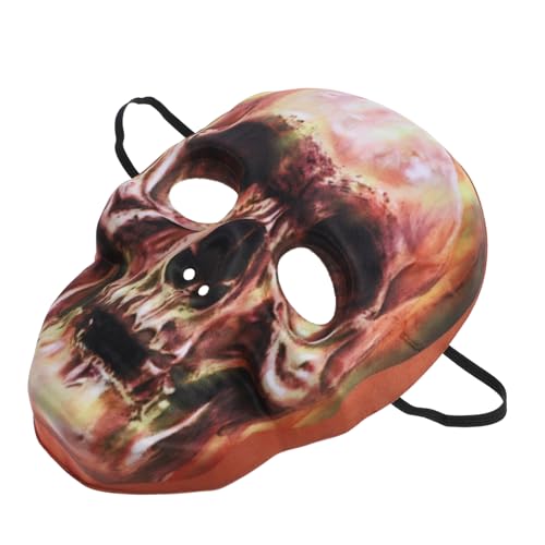 HOOTNEE Halloween-schädel-maske Maskerade Cosplay-maske Horror-maske Totenkopfmaske Volles Gesicht Halloween-gesichtsmaske Halloween-maskenverzierung Kostümparty-totenkopfmaske Eva Brown von HOOTNEE