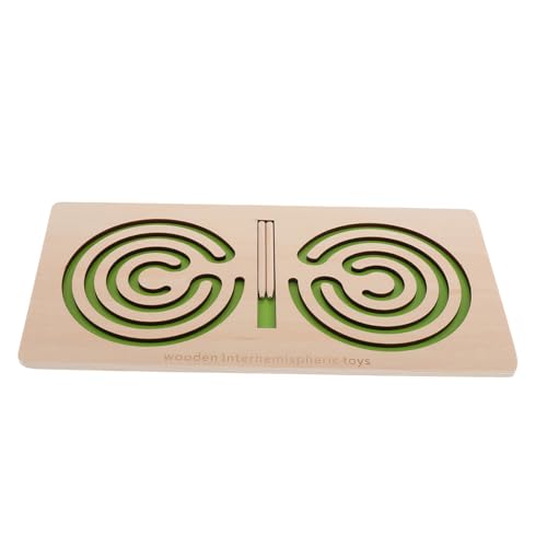 HOOTNEE Holz Labyrinth Puzzle Spiel Handliches Gehirntrainer für Gehirn und Hand Auge Koordinationstraining Grün Intellektuelle und Frühpädagogisches Lernspielzeug HOOTNEE Holz Labyrinth Puzzle Spiel Handliches Gehirntrainer für Gehirn und Hand Auge Koordinationstraining Grün Intellektuelle und Frühpädagogisches Lernspielzeug von HOOTNEE