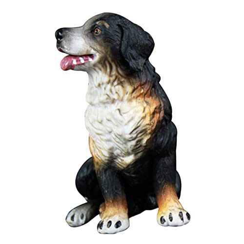 HOOTNEE Hundefigur Aus Hochwertigem Material Detailreiche Hundestatue Desktop Dekoration Ideal Für Kinderzimmer Oder Zur Hundeparty Niedliches Basteltier Für Kreative von HOOTNEE