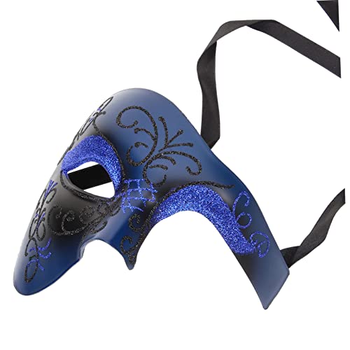 HOOTNEE Karnevalsmaske Abend Ball Masken Halbe Retro-Maskerademasken Kostüm Party Maske Dekor Steampunk-Masken halloween masken halloweenmaske Dekorative Maske kreative Maske Plastik von HOOTNEE