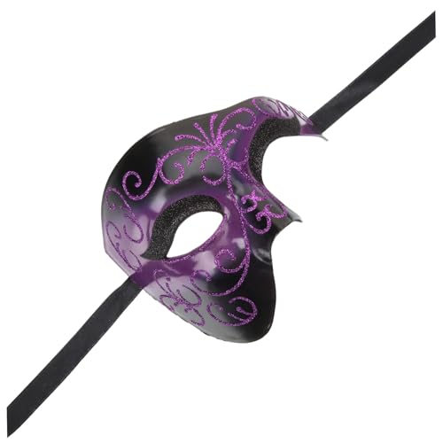 HOOTNEE Karnevalsmaske Gesichtsmaske für Männer einfach gestaltete Maske Maskerade Halbmasken Kostüm Outfit halloween masken halloweenmaske Maskenstütze Maskerade Maske Requisit Plastik von HOOTNEE