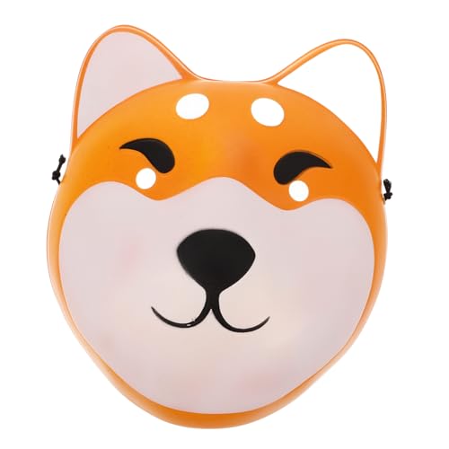 HOOTNEE Kreative Fuchs Maske Für Cosplay Und Maskerade Tiermaske Zum Ausmalen Und Bemalen Ideal Für Partys Festivals Und Kostümpartys Einzigartige Kurzhaar Fuchs Maske Für von HOOTNEE