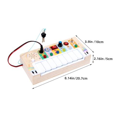 HOOTNEE LED Holz Musikspielzeug Elektronisches Klavier Lernspielzeug mit Schalter Robust Tragbar Lustig und Interaktiv für Jungen und Mädchen Ab Jahren Fördert Kreativität und Motorik HOOTNEE LED Holz Musikspielzeug Elektronisches Klavier Lernspielzeug mit Schalter Robust Tragbar Lustig und Interaktiv für Jungen und Mädchen Ab Jahren Fördert Kreativität und Motorik von HOOTNEE
