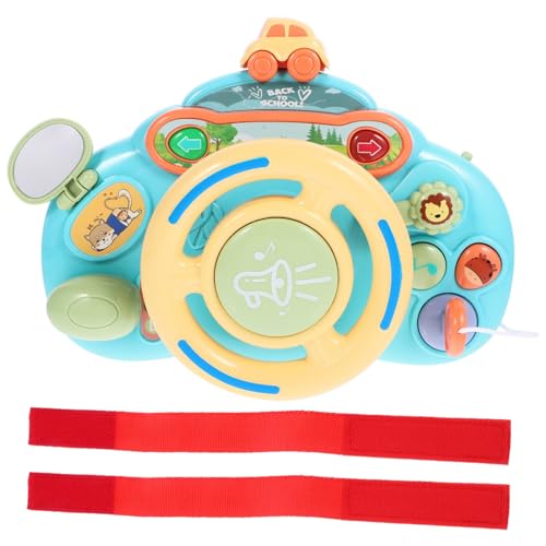 HOOTNEE Lenkrad mit Musik und Lichteffekten Lernspielzeug für Kleinkinder Sichere Tragbare Fahrspaß Simulation Beschäftigungsspielzeug für Autofahrten HOOTNEE Lenkrad mit Musik und Lichteffekten Lernspielzeug für Kleinkinder Sichere Tragbare Fahrspaß Simulation Beschäftigungsspielzeug für Autofahrten von HOOTNEE