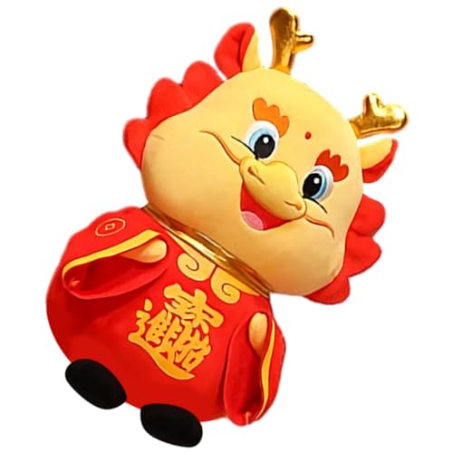 HOOTNEE Drache Plüschfigur Chinesisches Maskottchen Für Neujahrsfeiern Große Glücksfigur Für Geburtstage Und Hochzeiten Dekorativ Für Zuhause Und Büro HOOTNEE Drache Plüschfigur Chinesisches Maskottchen Für Neujahrsfeiern Große Glücksfigur Für Geburtstage Und Hochzeiten Dekorativ Für Zuhause Und Büro von HOOTNEE