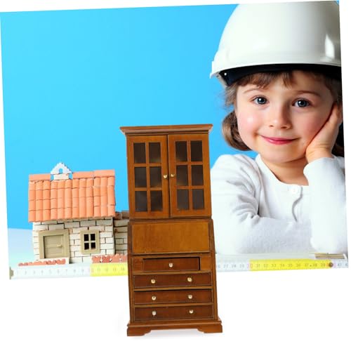 HOOTNEE Maßstab Holz Möbel Kabinett Realistische Miniatur Aufbewahrung Dekorativer Kleiner Schrank für Puppenhaus Schlafzimmer Wohnzimmer Leichter Stauraum HOOTNEE Maßstab Holz Möbel Kabinett Realistische Miniatur Aufbewahrung Dekorativer Kleiner Schrank für Puppenhaus Schlafzimmer Wohnzimmer Leichter Stauraum von HOOTNEE