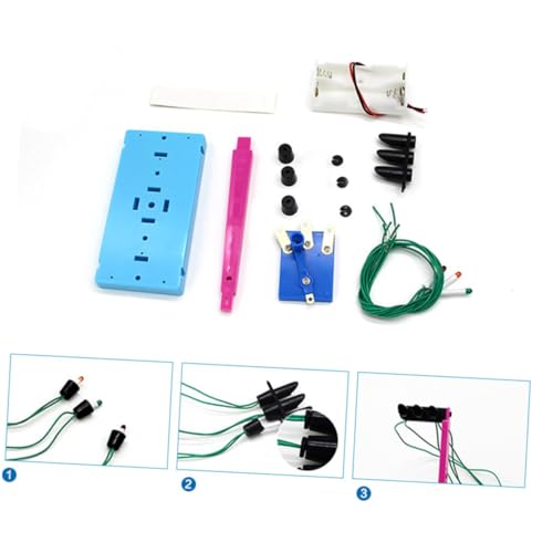 HOOTNEE Mini Ampel Modell Bausatz DIY Verkehrsampel für Schüler Wissenschaftliches Experiment Physisches Modell Lernspielzeug ohne Batterie Fördert Beobachtung und Zufällige Farbe HOOTNEE Mini Ampel Modell Bausatz DIY Verkehrsampel für Schüler Wissenschaftliches Experiment Physisches Modell Lernspielzeug ohne Batterie Fördert Beobachtung und Zufällige Farbe von HOOTNEE