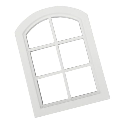 HOOTNEE Mini Holz Fensterrahmen Fächer Weiß Puppenhaus Deko Miniatur Fenster Modell Holz für DIY Puppenhaus Möbel Zubehör HOOTNEE Mini Holz Fensterrahmen Fächer Weiß Puppenhaus Deko Miniatur Fenster Modell Holz für DIY Puppenhaus Möbel Zubehör von HOOTNEE