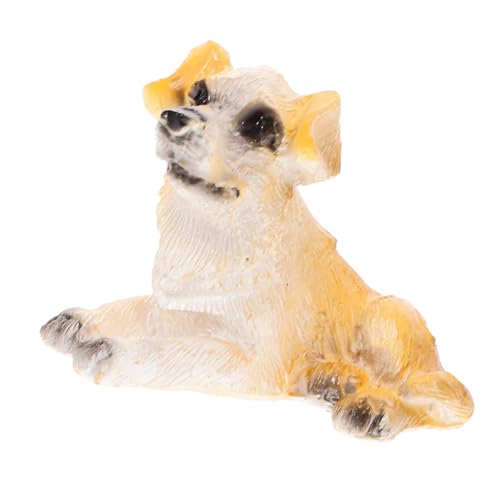 HOOTNEE Mini-Hund Puppenhaus-Welpe Hundefiguren Spielzeug Gastgeschenke für Hunde Miniatur-Hundefigur kleine Welpenfiguren kleine Tierfiguren Kognitive Hundemodelle Hundeornament Plastik von HOOTNEE