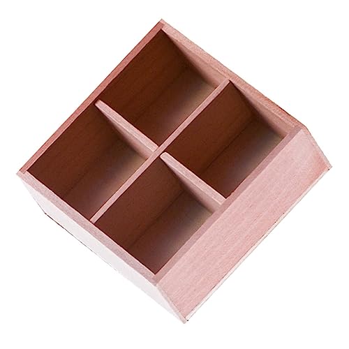 Mini-Schrank-Ornamente puppenmöbel Puppen möbel Zubehör Maßstab 1 12 Miniaturmöbel Puppenhaus Holz Schließfach Miniatur-Holzschrank Mini- Holzschrank Haushalt von HOOTNEE